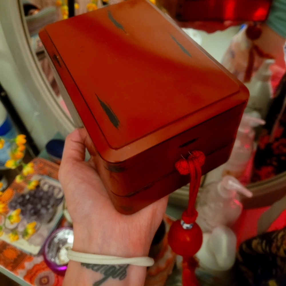 vintage stacking storage box ~ from Japan ~